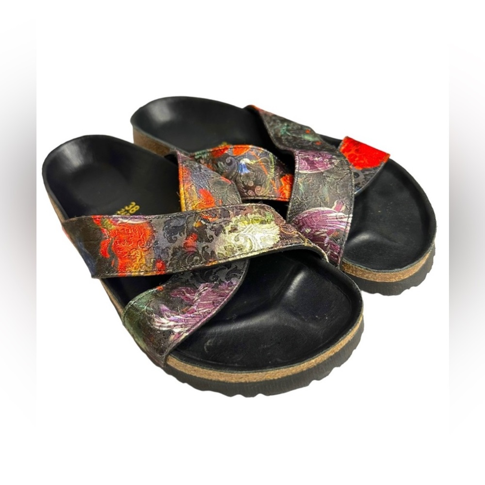 Papillo Birkenstock slides sz 38 (women’s 7)